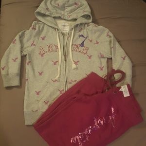 American Eagle Outfitters Other - ๐Amer Eagle Jacket & Aeropostale sweatpants American Eagle Outfitters Other - ๐Amer Eagle Jacket & Aeropostale sweatpants